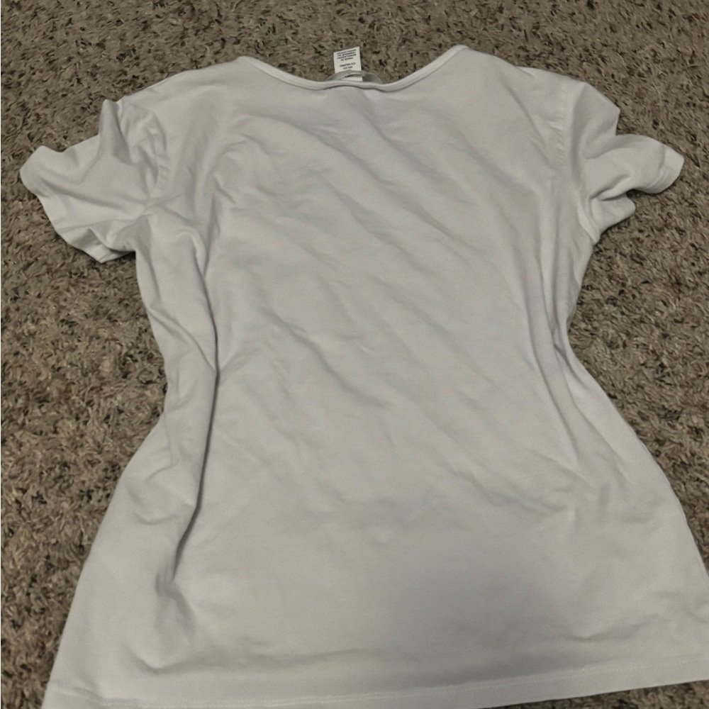 White H&M baby tee